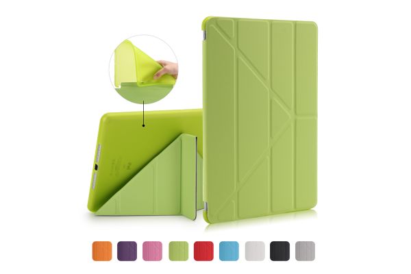 Book Cover Origami iPad Air 1 groen