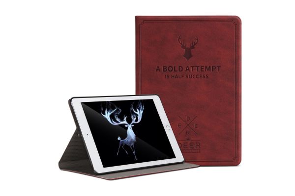 iPad Air 2 design hoes bruin/rood DEER