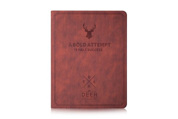 iPad 2-3-4 design hoes bruin/rood DEER