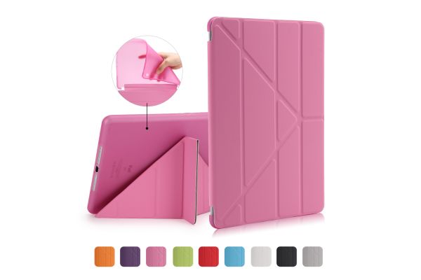 Book Cover Origami iPad Air 1 roze