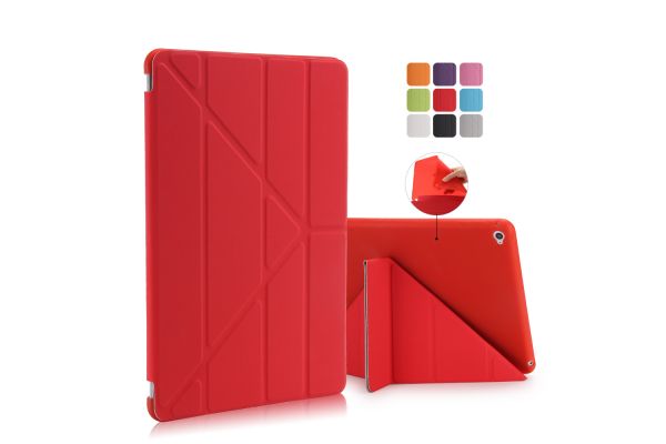 Book Cover Origami iPad Air 2 rood