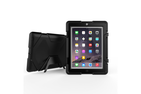 iPad 2-3-4 heavy duty survivor case zwart