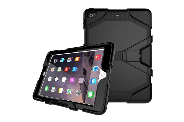 iPad 9.7 (2018) heavy duty survivor case zwart