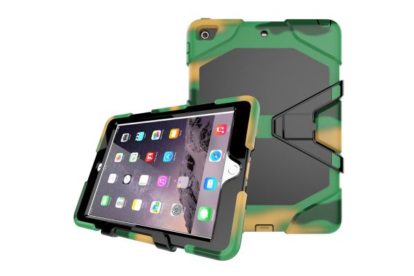 iPad 9.7 (2017) heavy duty survivor case leger kleur