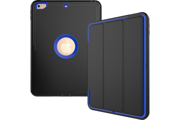 iPad 9.7 (2018) heavy duty survivor smartcase blauw