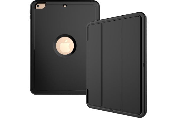 iPad 9.7 (2018) heavy duty survivor smartcase zwart