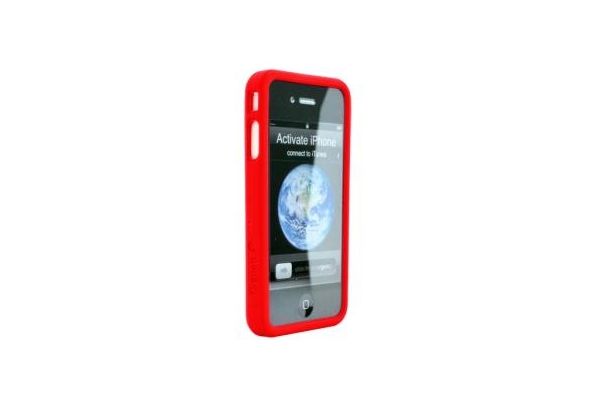 iPhone 4 Siliconen Bumper Rood