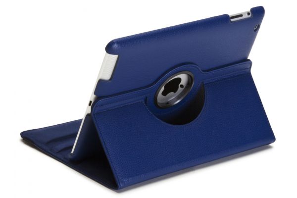 iPad Air 2 PU leren Draaibare Hoes blauw
