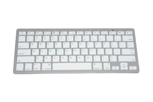 Toetsenbord iPad 2-3-4 draadloos wit Bluetooth wit