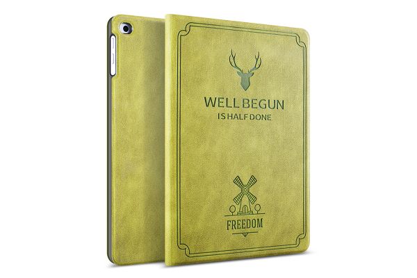 iPad Air 2 design hoes groen FREEDOM