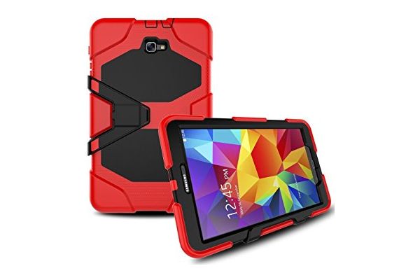 Samsung Tab A 10.1 (A6) heavy duty survivor case rood T580 - T585