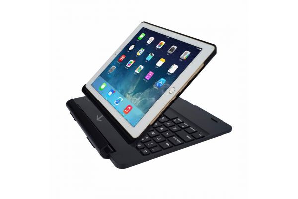 iPad Air 1 Case Bluetooth verlicht Afneembaar Toetsenbord Zwart