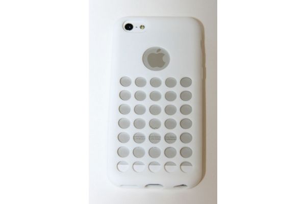 iPhone 5C Hoesje met gaatjes Wit