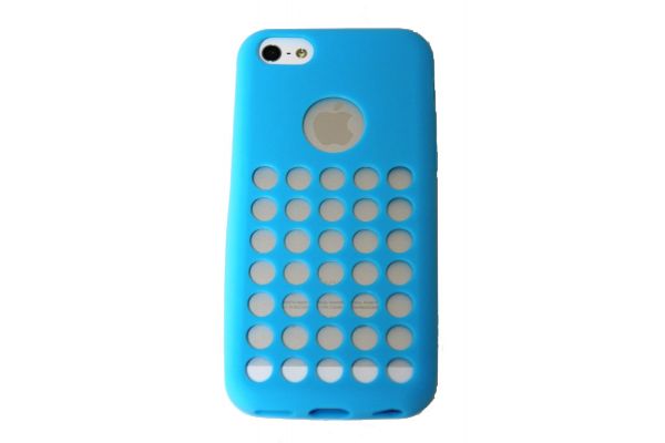 iPhone 5C Hoesje met gaatjes Blauw