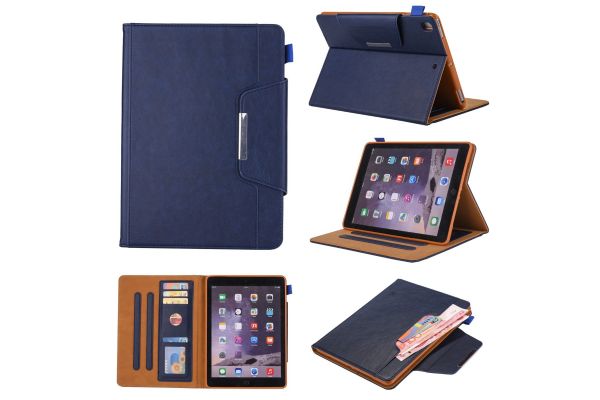 iPad Air 2 Book Cover deluxe blauw