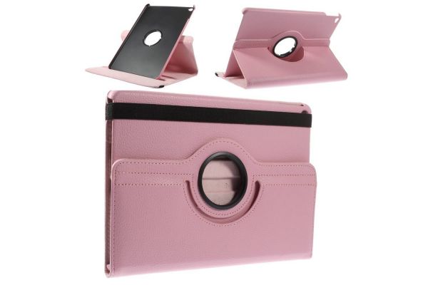 iPad Air 2 PU leren Draaibare Hoes licht roze