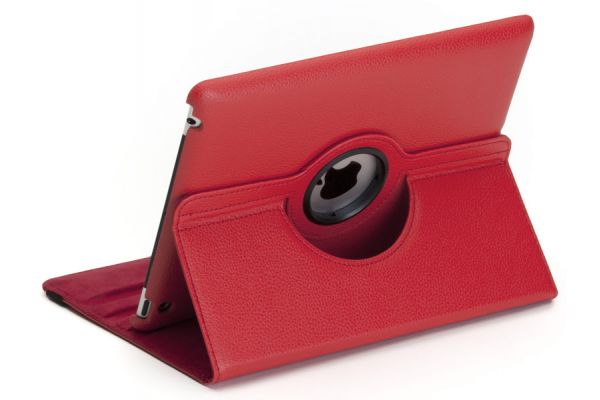 iPad Air 2 PU leren Draaibare Hoes Rood