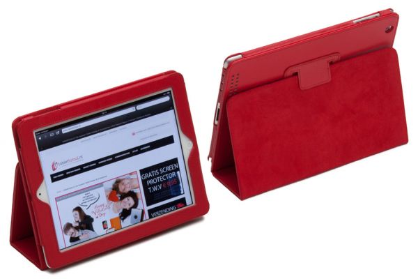 iPad Air 2 Book Cover PU leer Rood