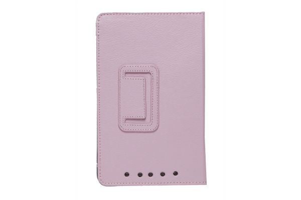 iPad Mini 1-2-3 PU Leren Book Cover Roze