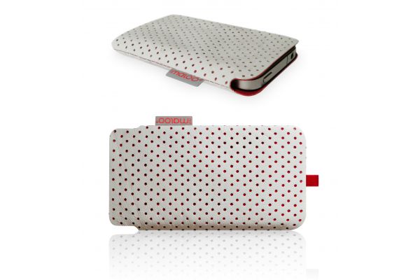 iPhone 3/4/4S Pouch van Redmaloo Nappaleer Wit