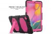 Samsung Tab A 10.1 model 2019 Bumper Case met ingebouwde kickstand roze